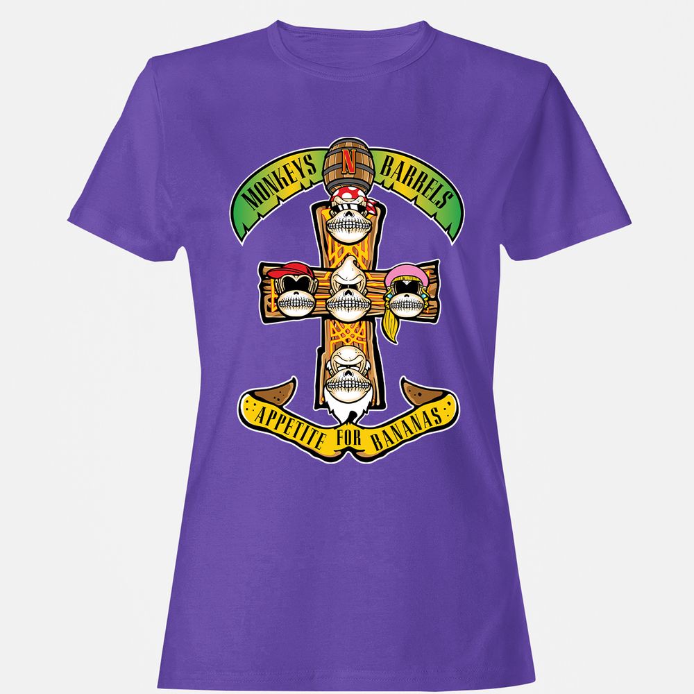 Women's T-Shirt - Y1UKQ8ZJ - Purple - 12