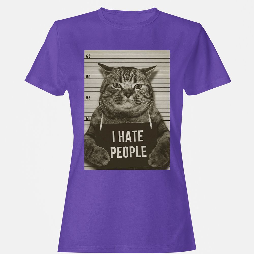 Women's T-Shirt - Q8WJD9UC - Purple - 12