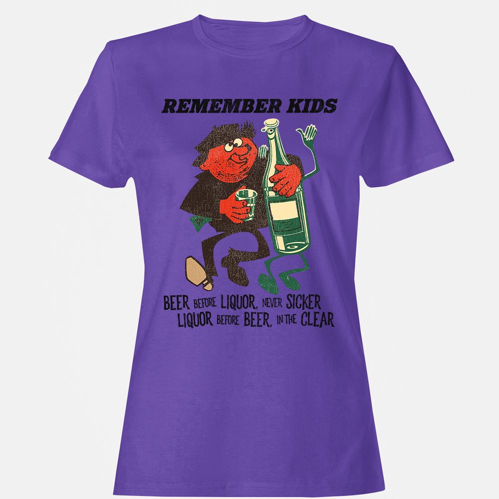 Women's T-Shirt - BD3XN3QX - Purple - 12