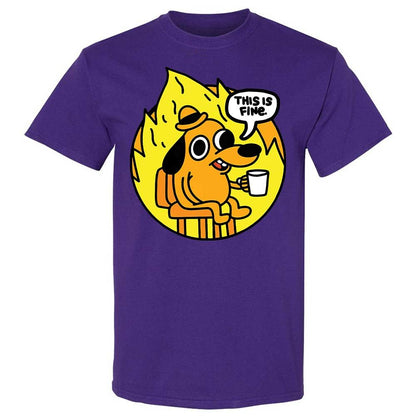 This is Fine - Purple - 12
