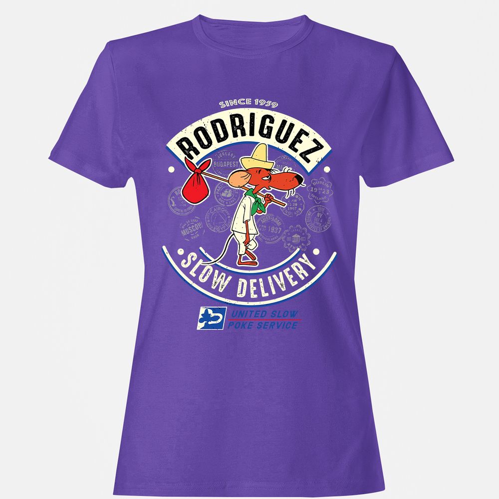 Women's T-Shirt - S36XDWY7 - Purple - 12