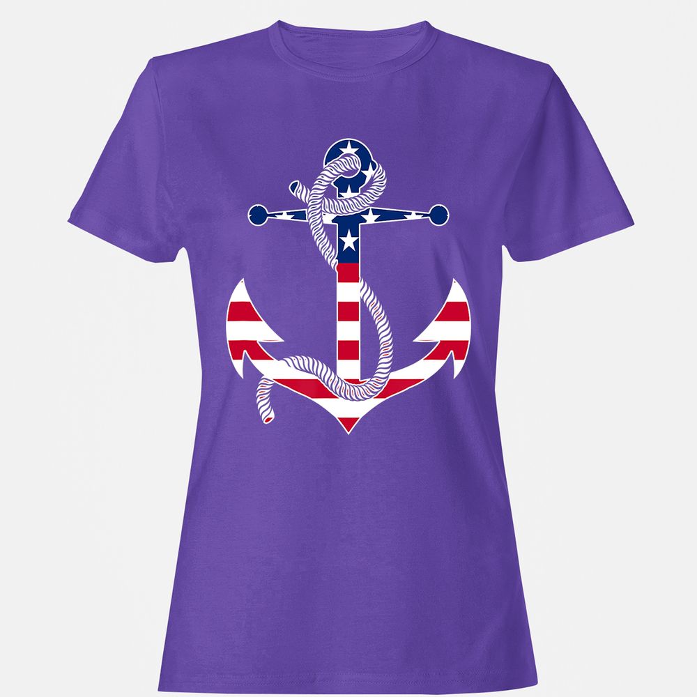 Women's T-Shirt - RRE6YGUL - Purple - 12