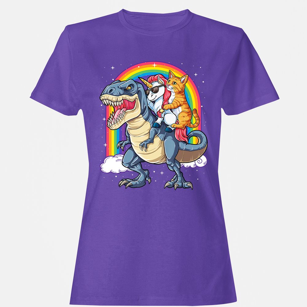 Women's T-Shirt - 14WTYBKM - Purple - 12