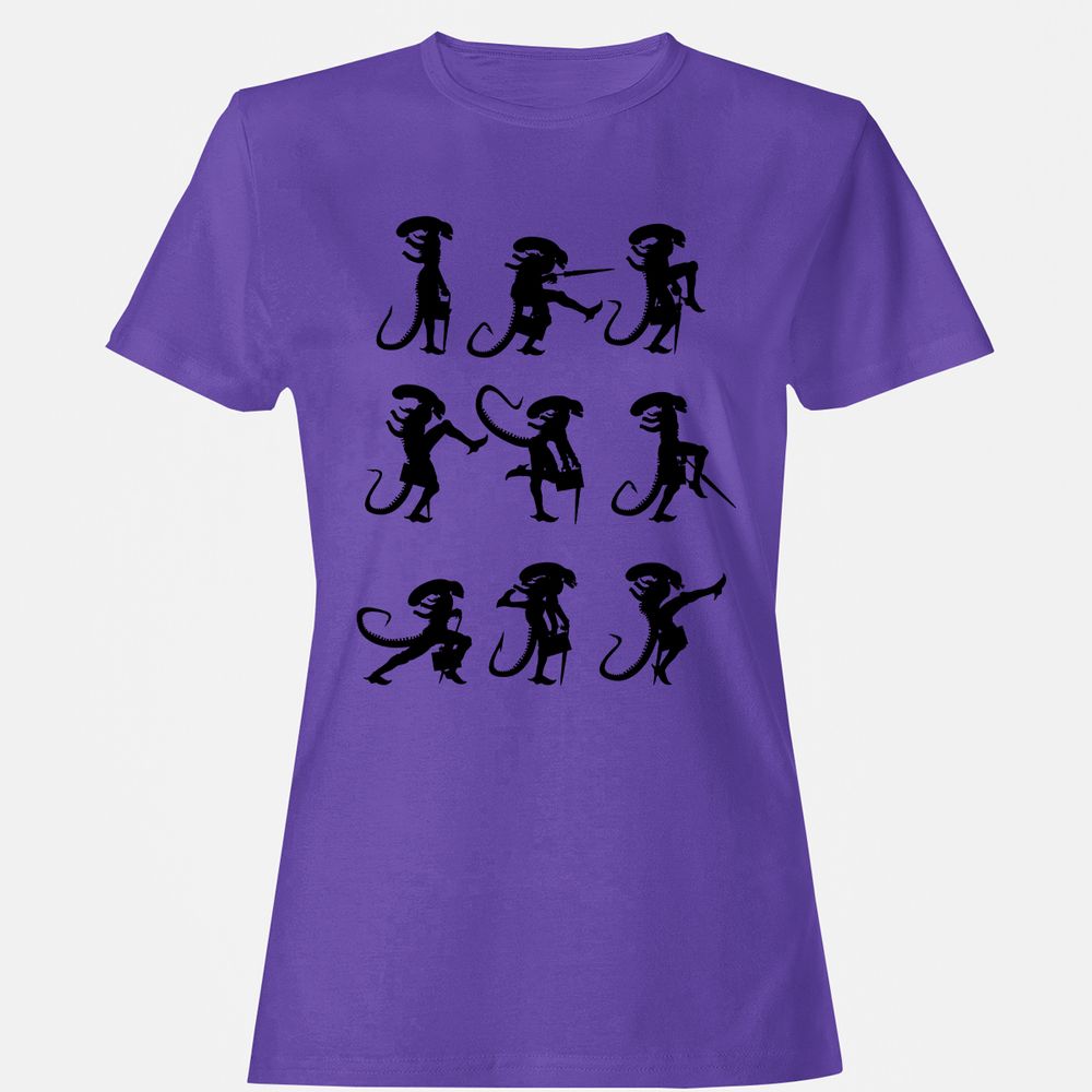 Women's T-Shirt - EGV4V9UD - Purple - 12