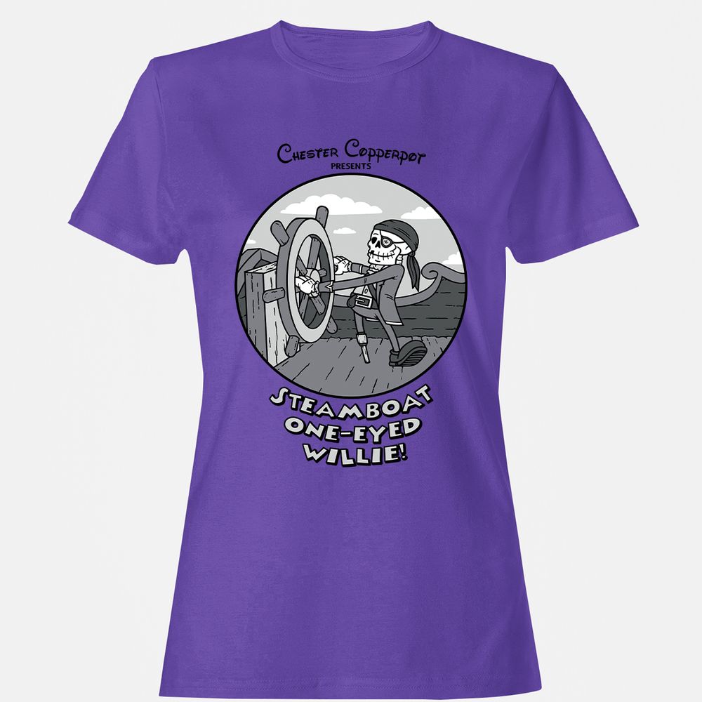 Women's T-Shirt - SWCJ1WBD - Purple - 12