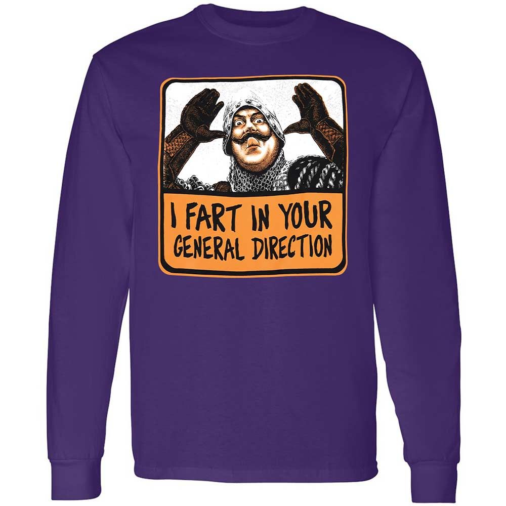 Long Sleeve T-Shirt - 82XCWHND - Purple - 12