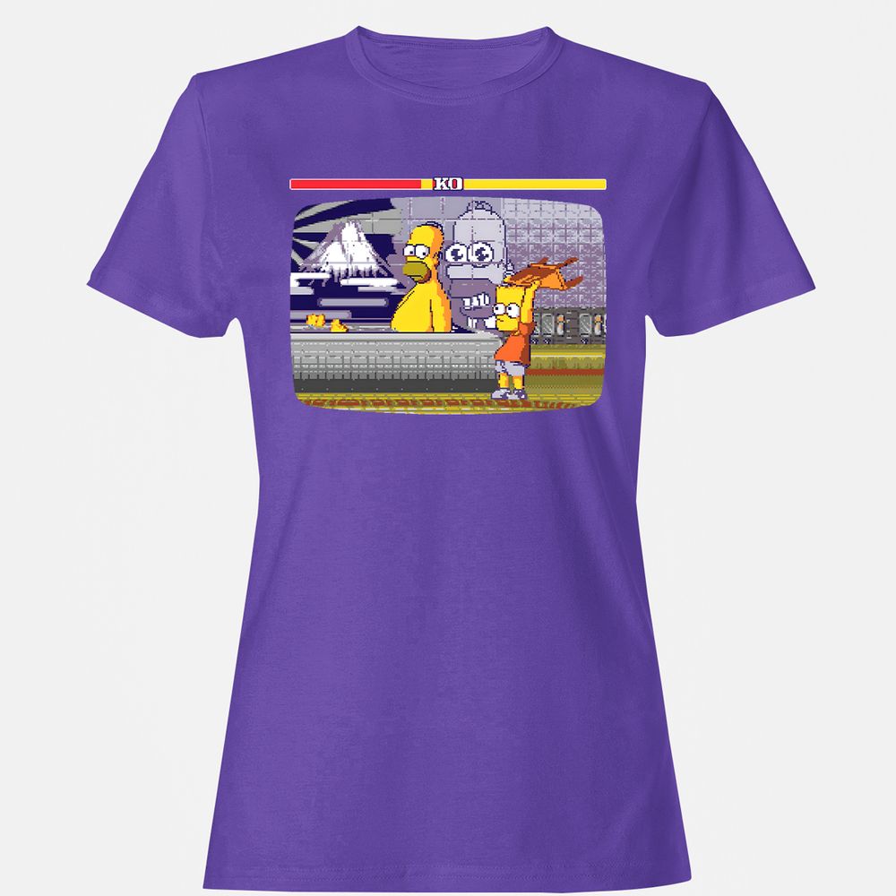 Women's T-Shirt - T5B1E6WC - Purple - 12