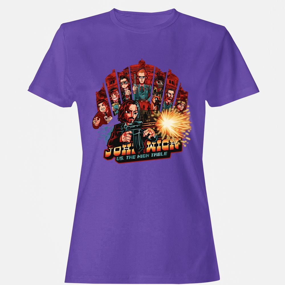 Women's T-Shirt - D7T6Z2N1 - Purple - 12
