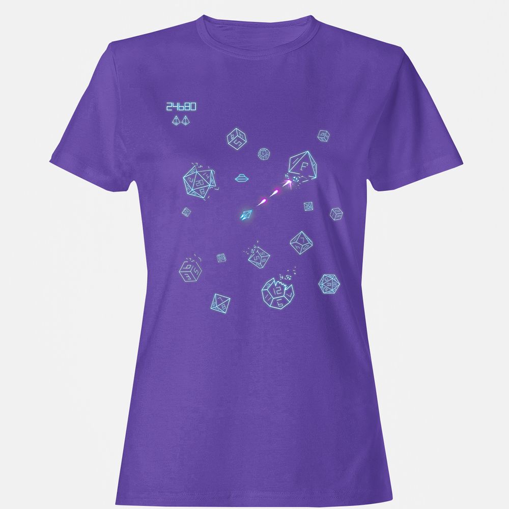 Women's T-Shirt - GXK7R6KR - Purple - 12
