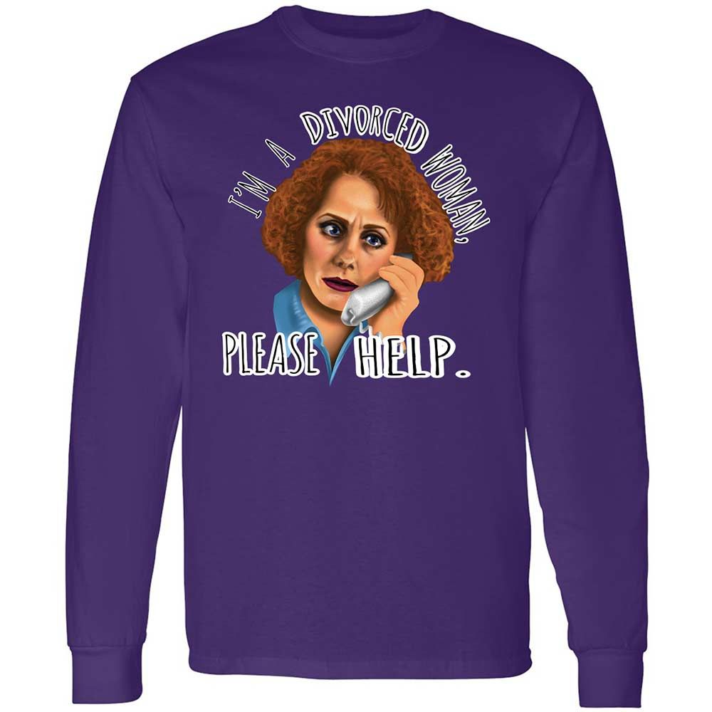 Long Sleeve T-Shirt - EYUHDL6H - Purple - 12