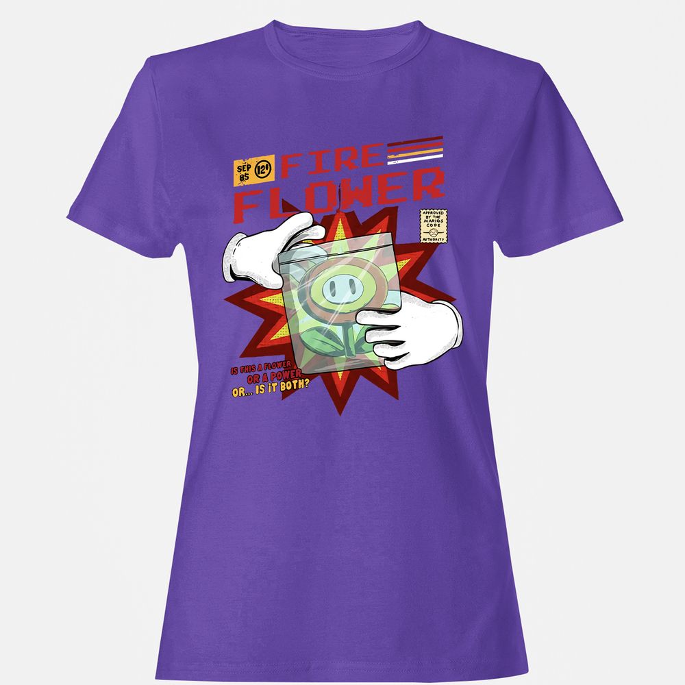 Women's T-Shirt - KP7HGEQS - Purple - 12