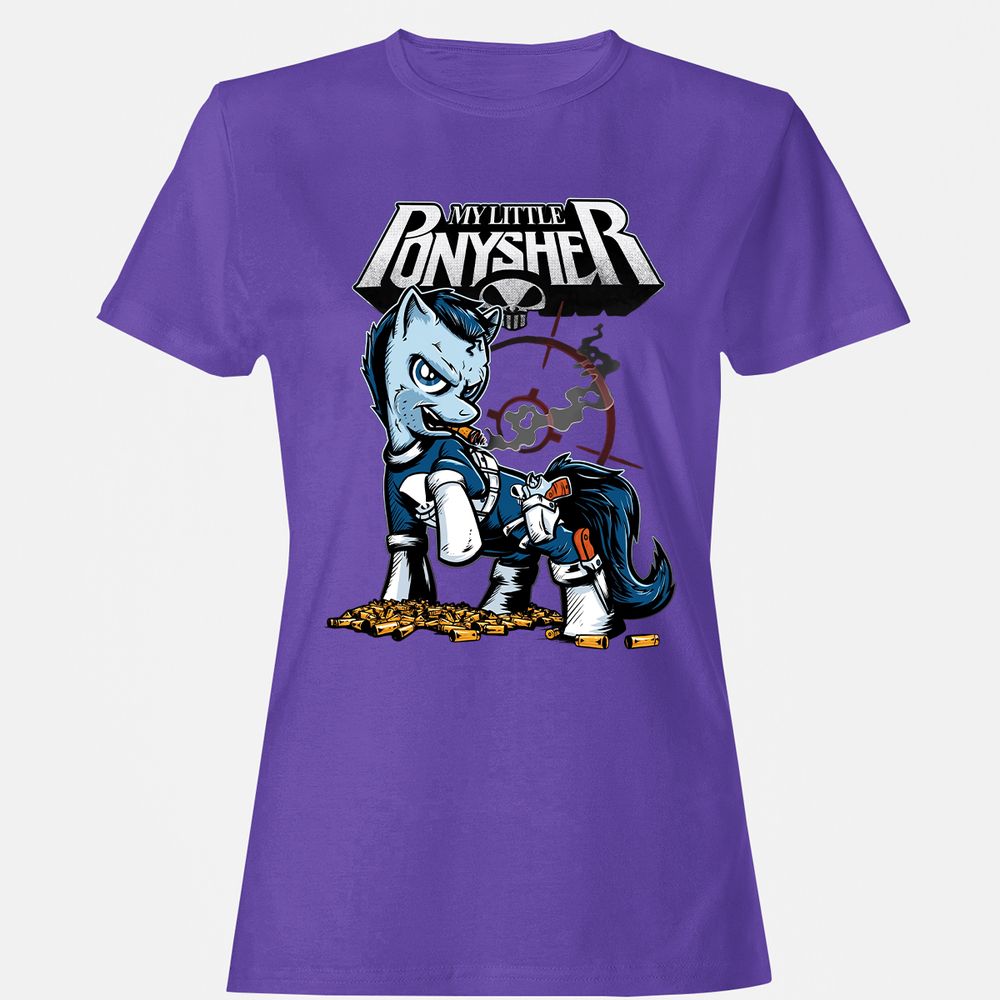 Women's T-Shirt - 22NE3KL4 - Purple - 12