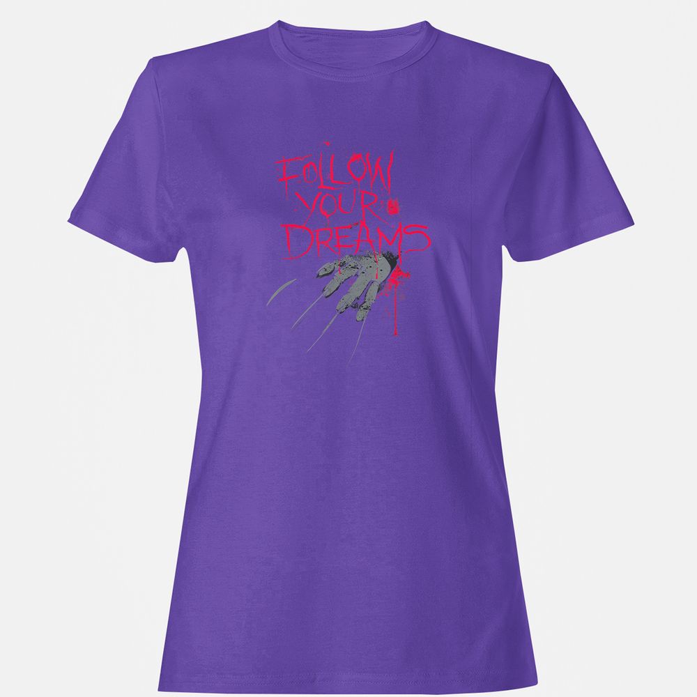 Women's T-Shirt - Q7K7P42N - Purple - 12