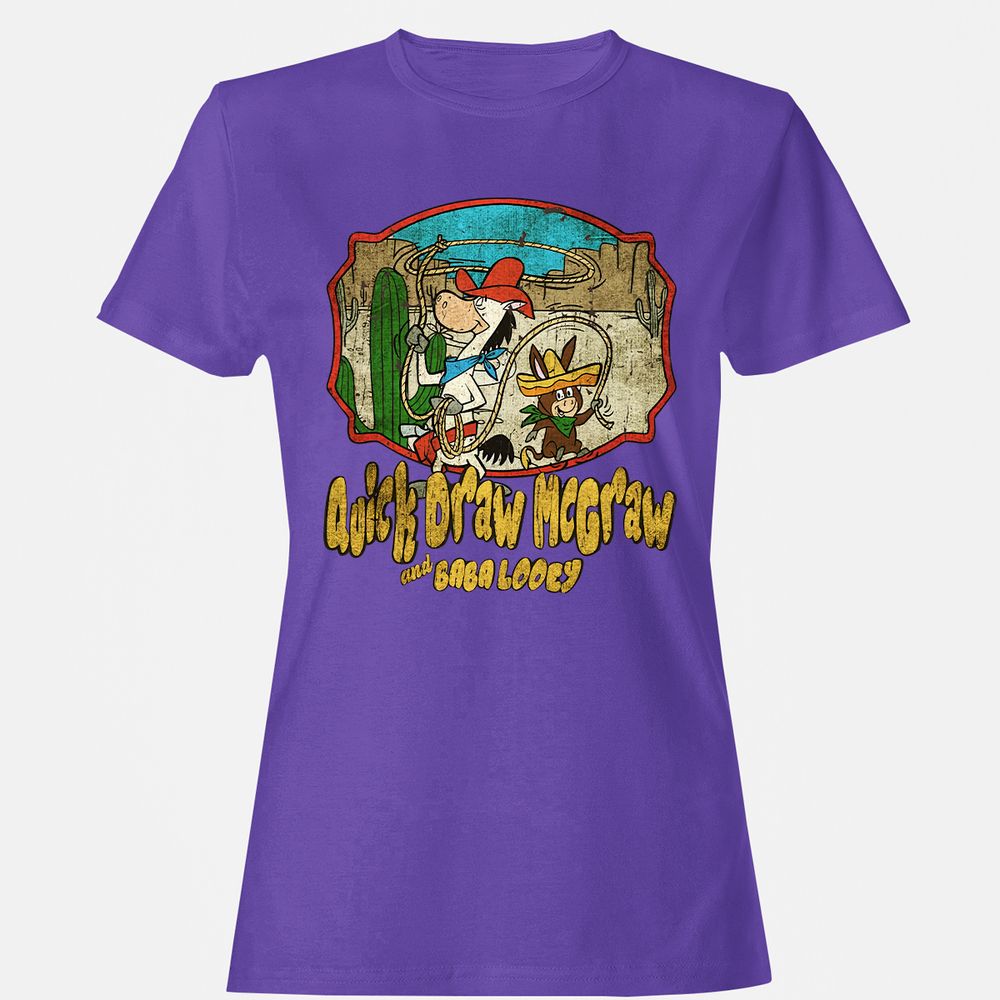 Women's T-Shirt - 97V6STHA - Purple - 12