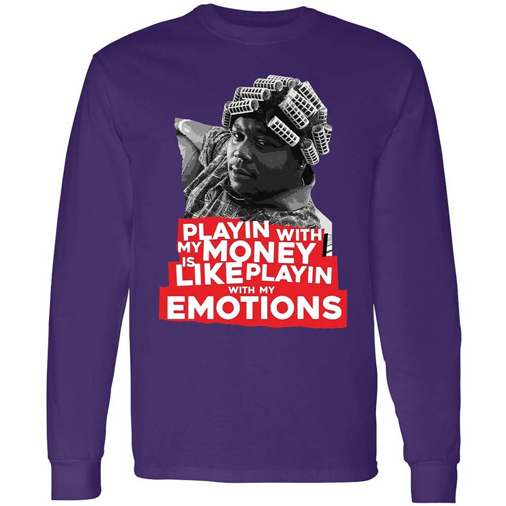 Long Sleeve T-Shirt - KHZG4EAD - Purple - 12