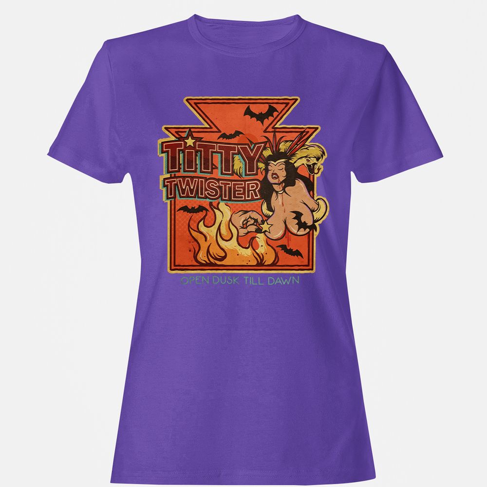 Women's T-Shirt - QAFDMJAM - Purple - 12