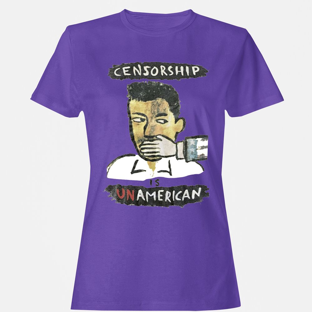 Censorship is Unamerican - Purple - 12