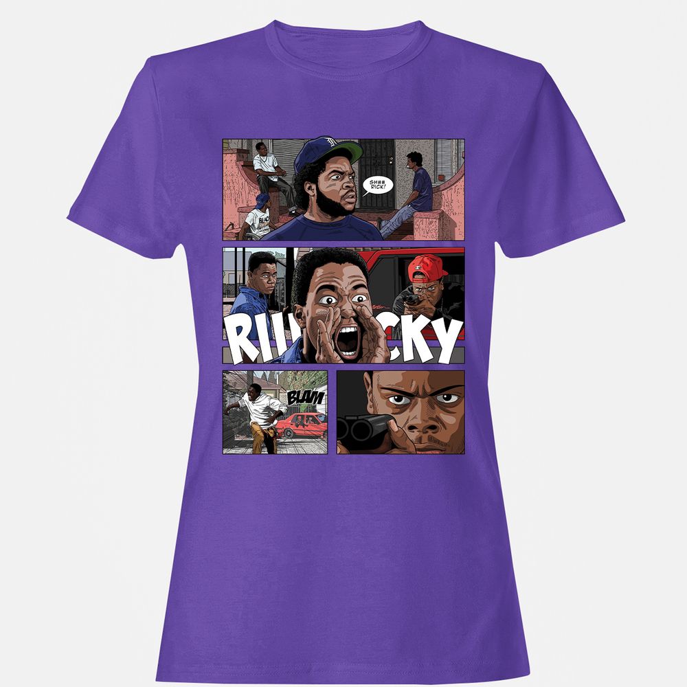 Women's T-Shirt - B4V4UCRJ - Purple - 12