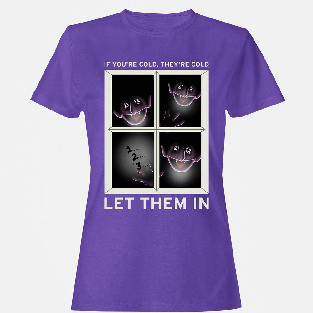 Women's T-Shirt - 94BMZNJL - Purple - 12