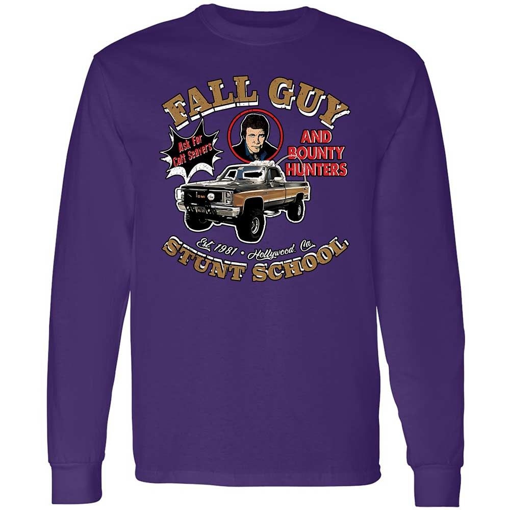 Long Sleeve T-Shirt - 7CFD9CQH - Purple - 12