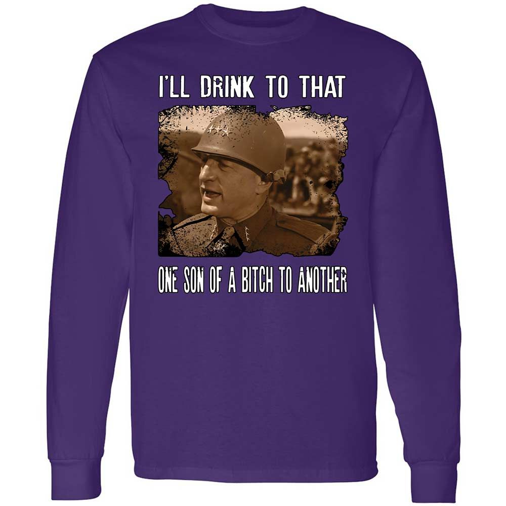 Long Sleeve T-Shirt - FKYQXN81 - Purple - 12