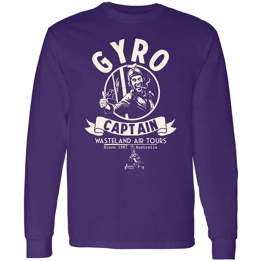 Long Sleeve T-Shirt - QK48H9F6 - Purple - 12