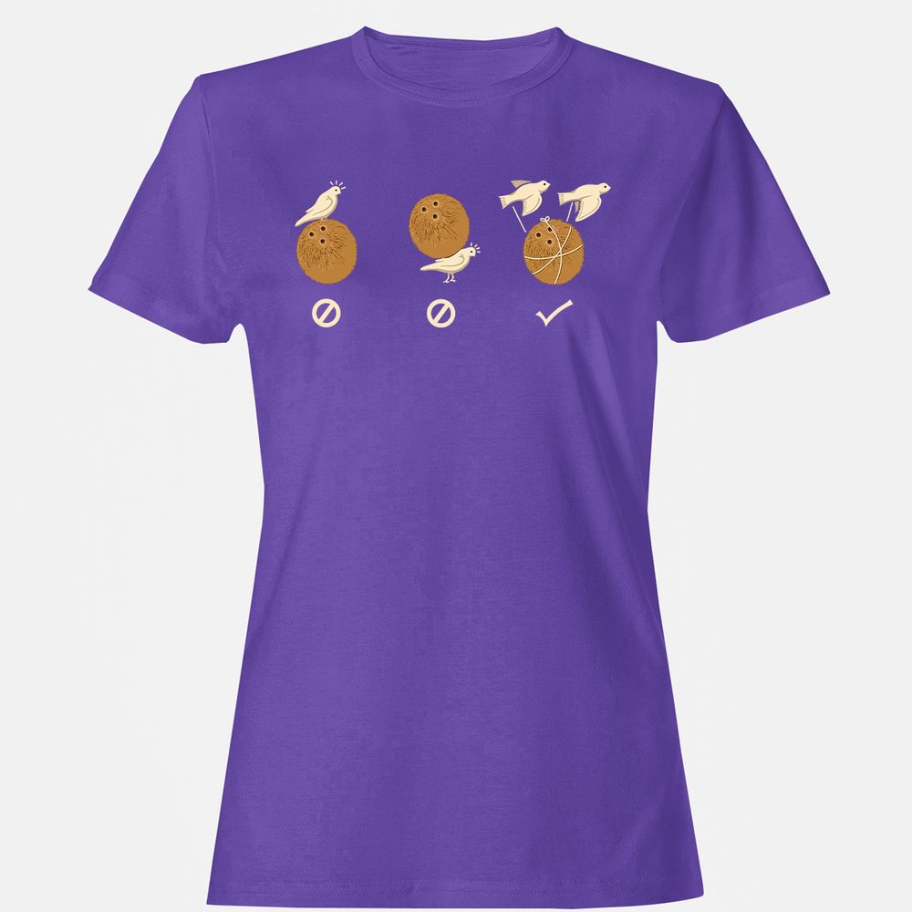 Women's T-Shirt - 16W26QSX - Purple - 12