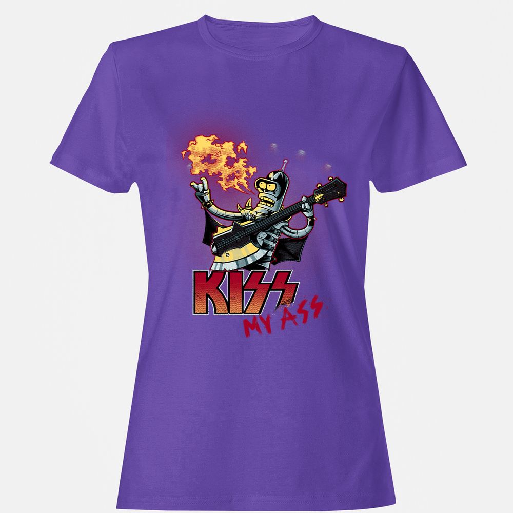 Women's T-Shirt - VLU86NX6 - Purple - 12