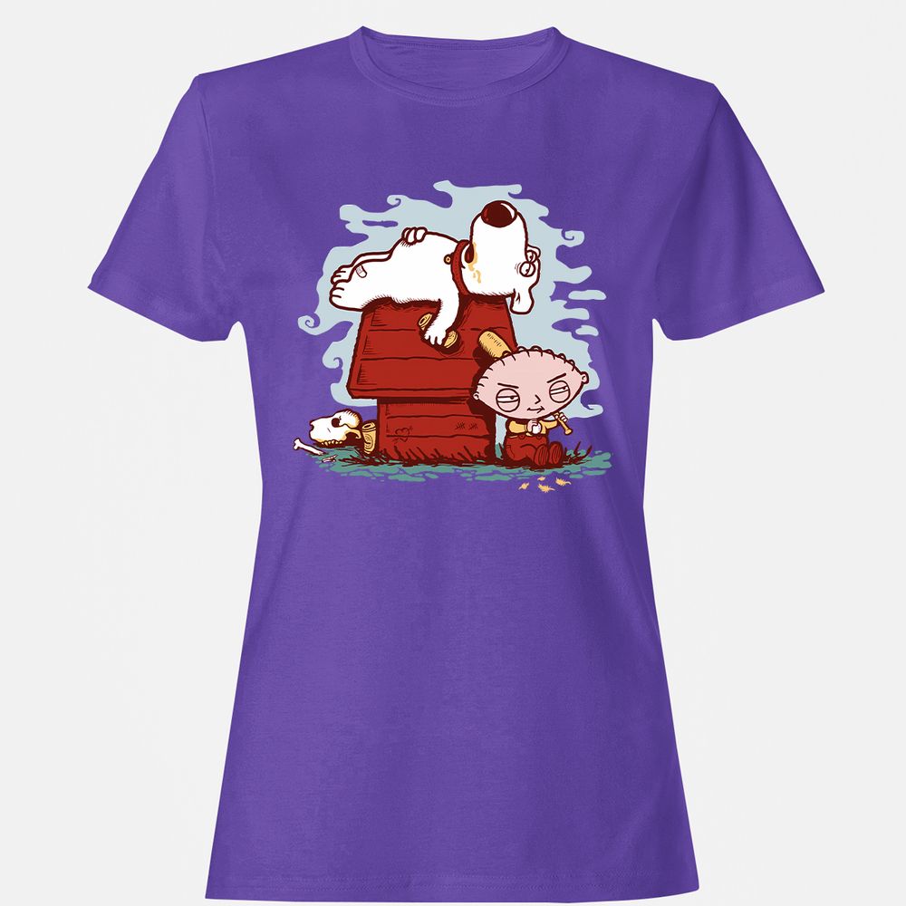 Women's T-Shirt - 8P5A1EDD - Purple - 12