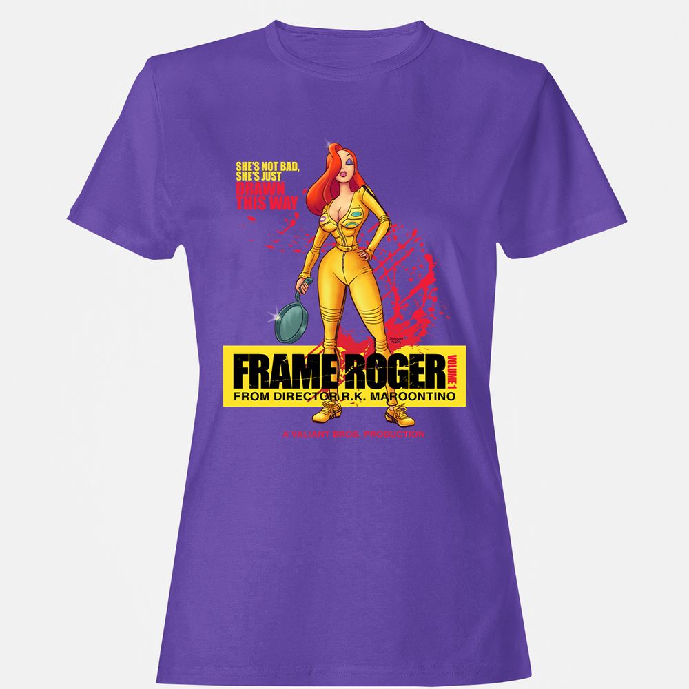 Women's T-Shirt - XJHFV27Z - Purple - 12