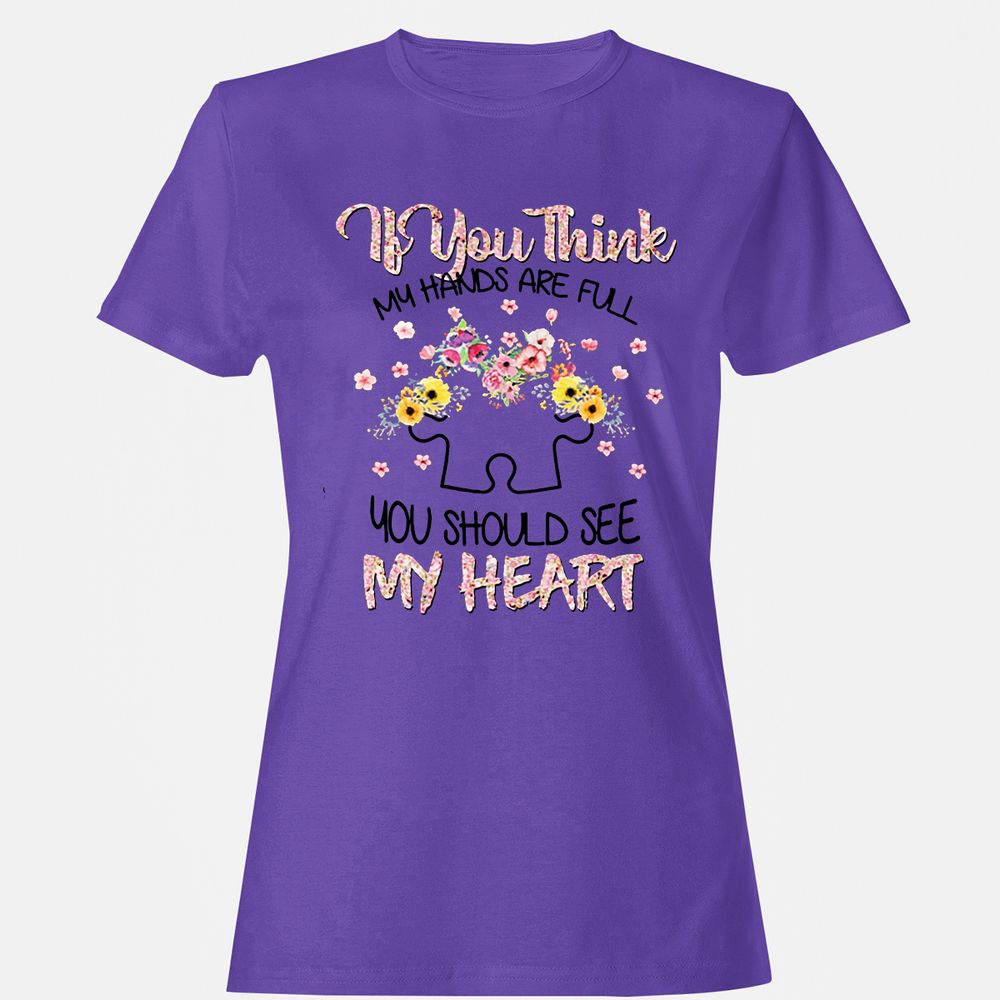 Women's T-Shirt - 1KYVQDDQ - Purple - 12