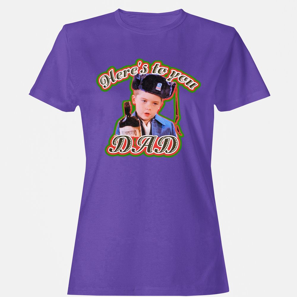 Women's T-Shirt - 8G9V58HC - Purple - 12