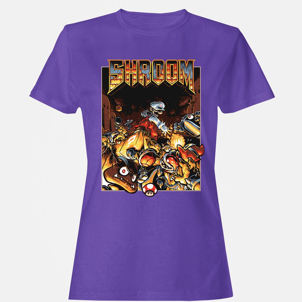 Women's T-Shirt - E51NDWD4 - Purple - 12