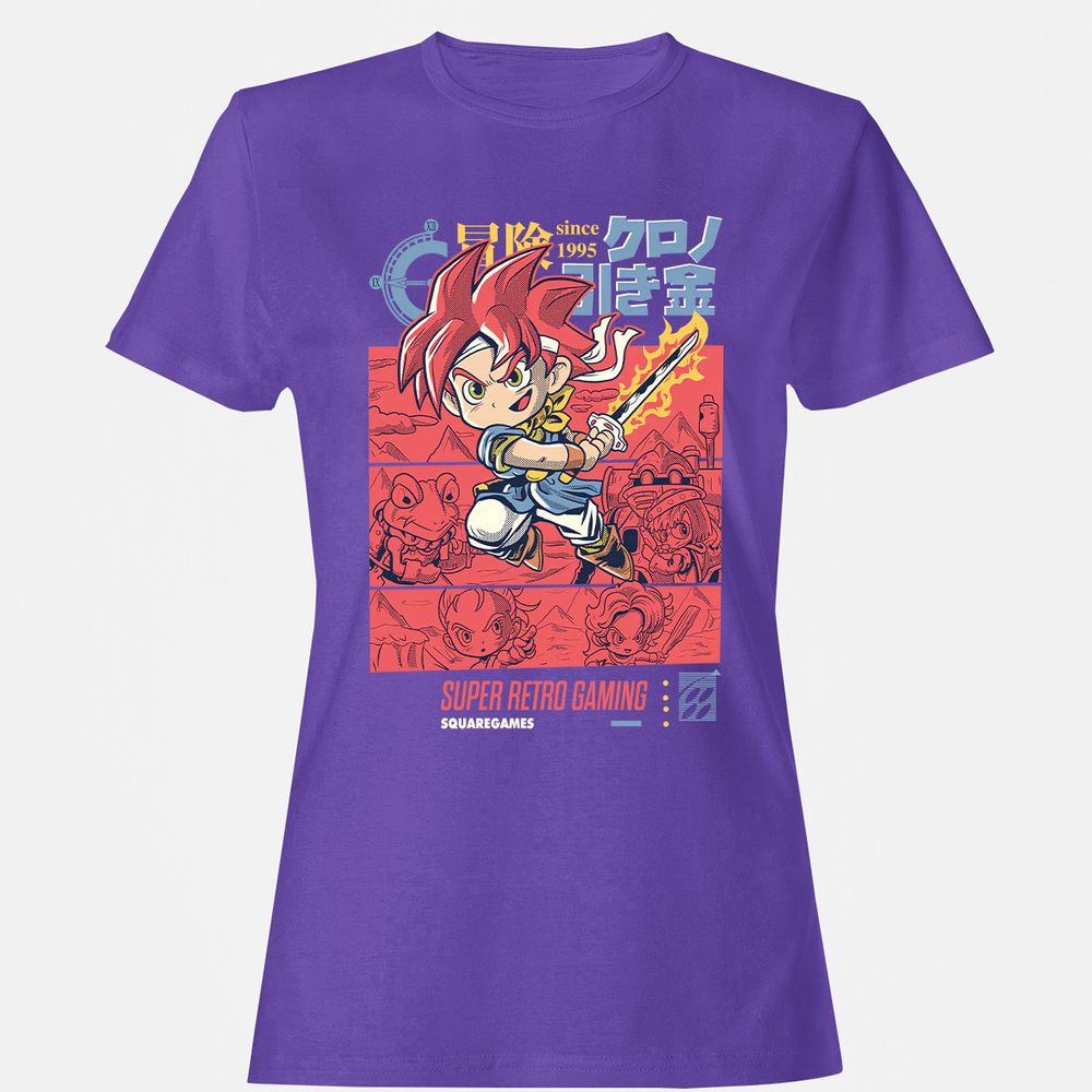 Women's T-Shirt - FZGM1QM3 - Purple - 12