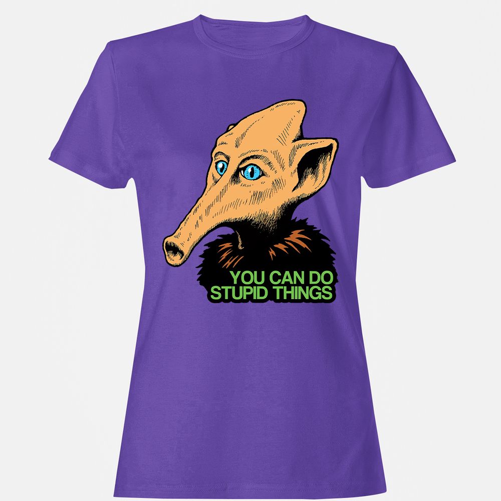 Women's T-Shirt - M84AGE7X - Purple - 12