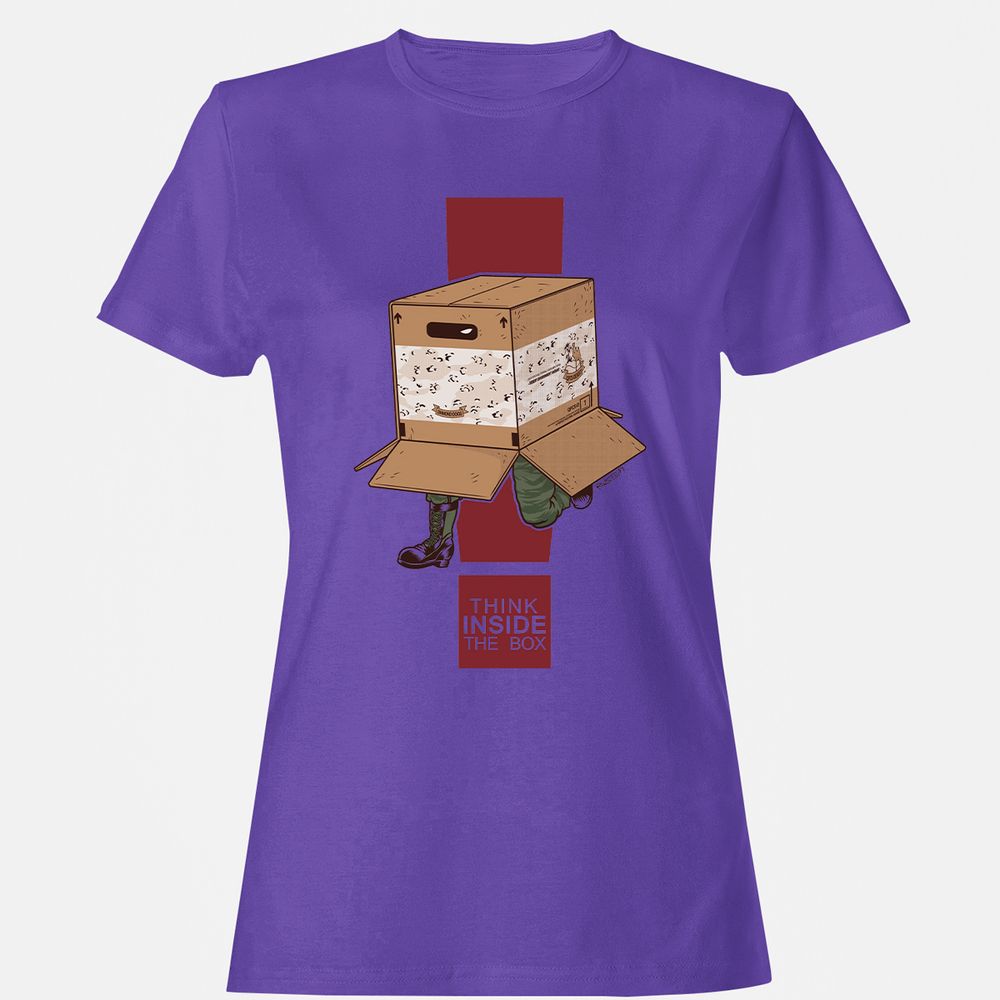 Women's T-Shirt - 8GAHCQYN - Purple - 12