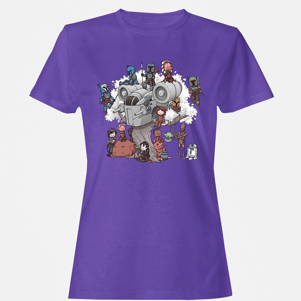 Women's T-Shirt - EXTLK7RN - Purple - 12