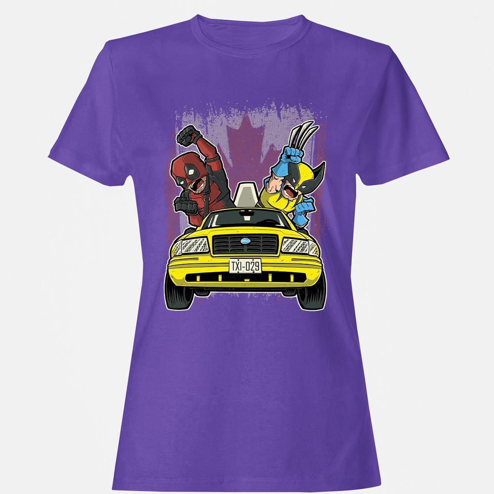 Women's T-Shirt - Q2T9R866 - Purple - 12
