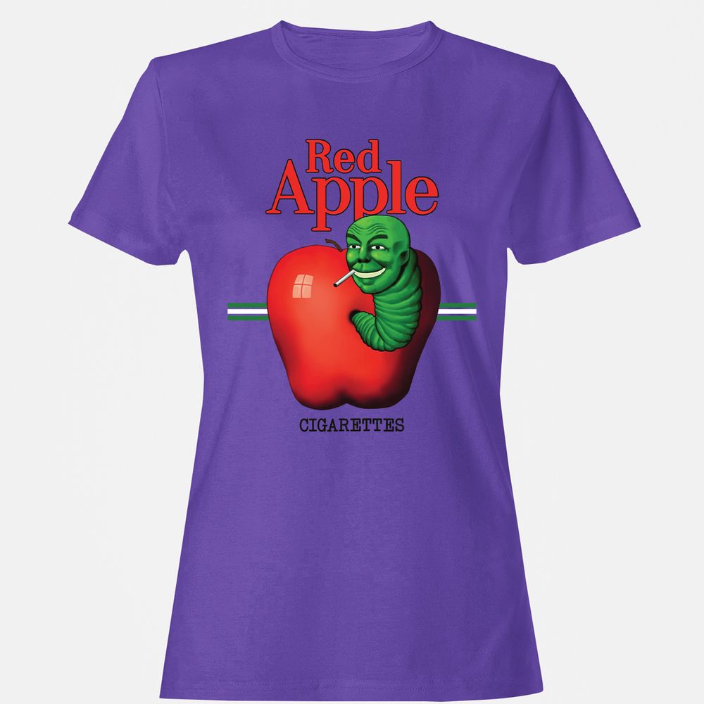 Women's T-Shirt - E77KJ6VR - Purple - 12