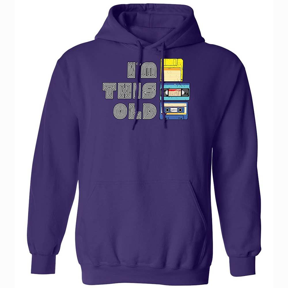 Classic Unisex Hoodie - Black - Purple - 12