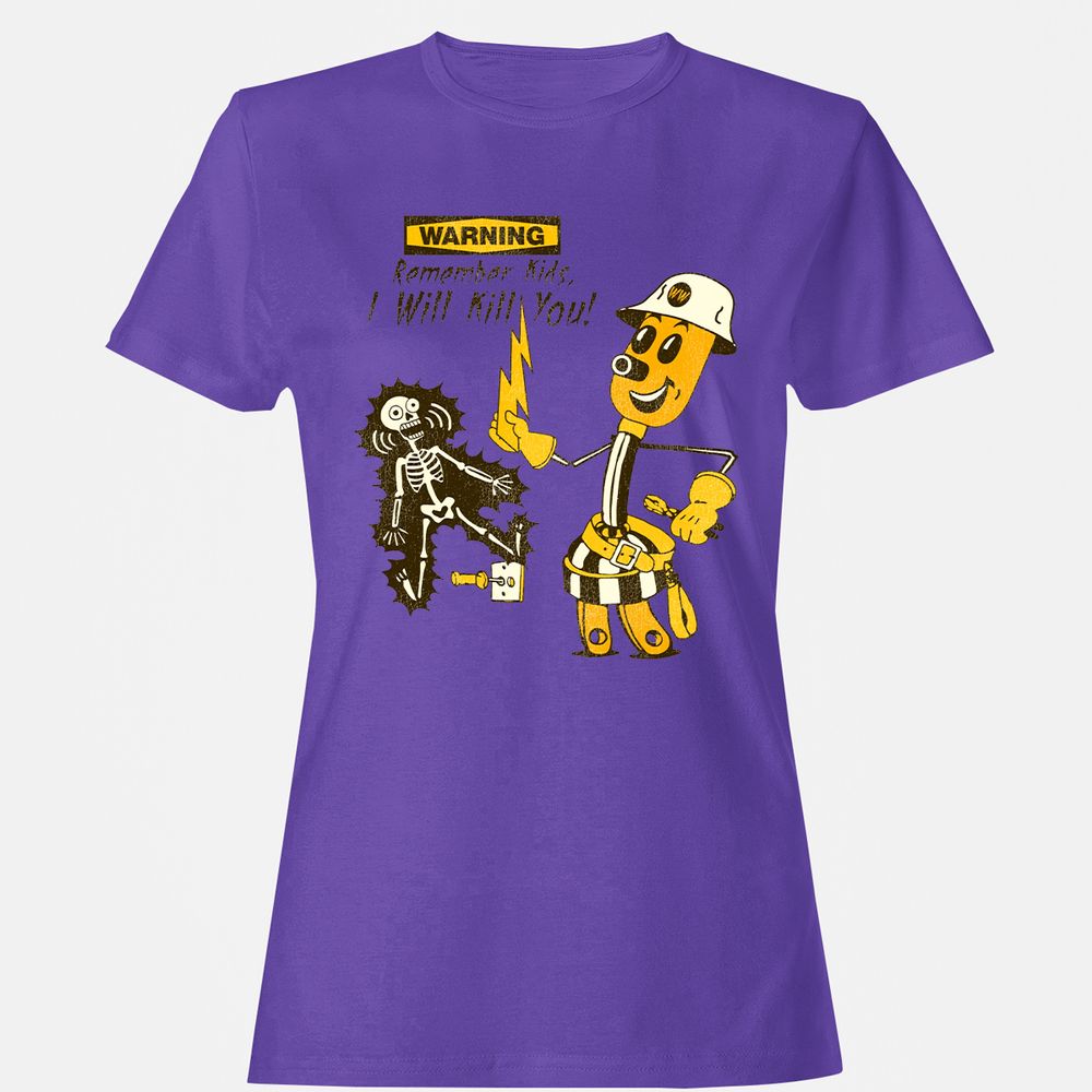 Women's T-Shirt - 1YKHXSP2 - Purple - 12