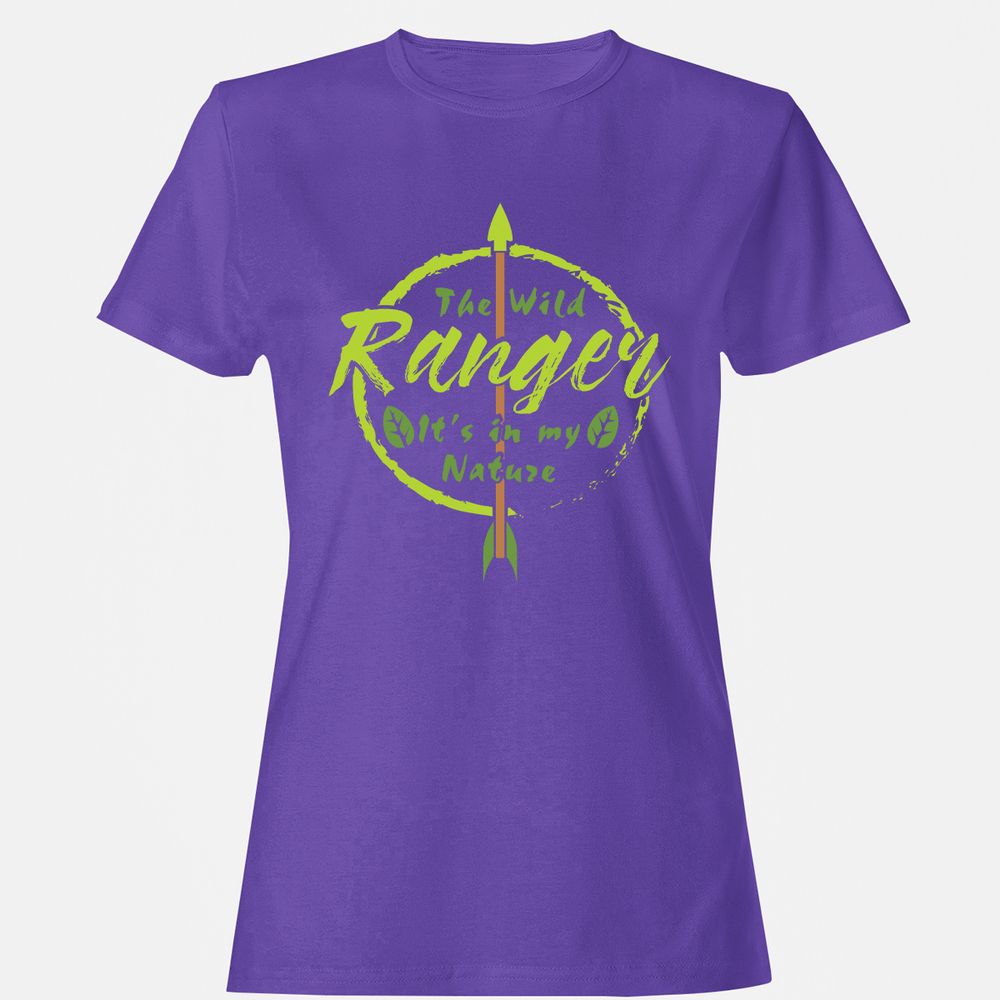 Women's T-Shirt - ZQ1EMJPV - Purple - 12
