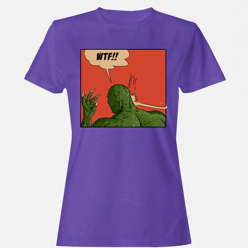 Women's T-Shirt - WTF3ML1K - Purple - 12