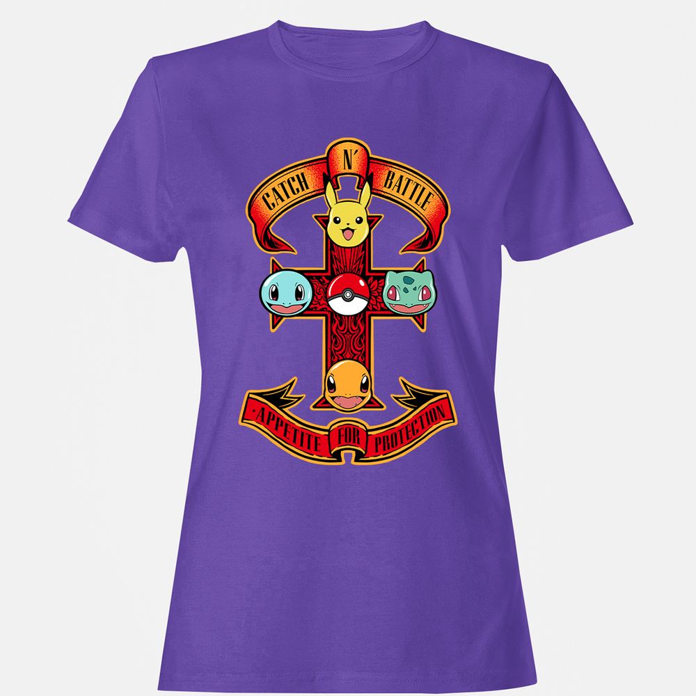 Women's T-Shirt - R9L992BV - Purple - 12