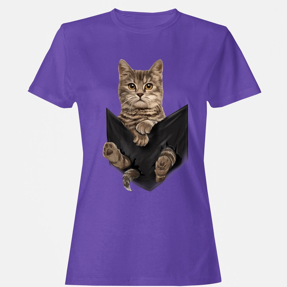 Women's T-Shirt - GNBEG5K7 - Purple - 12