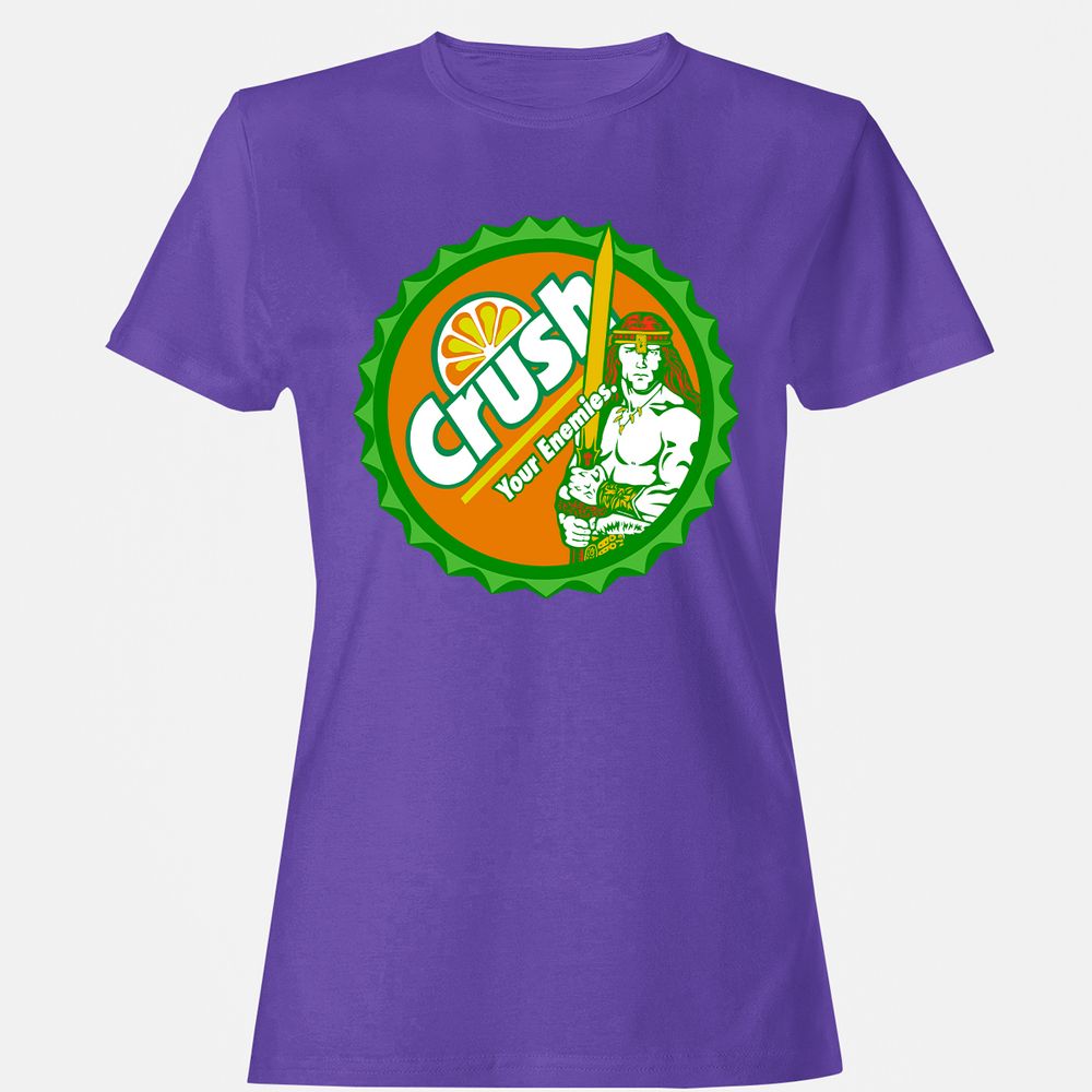 Women's T-Shirt - ALFGALQM - Purple - 12