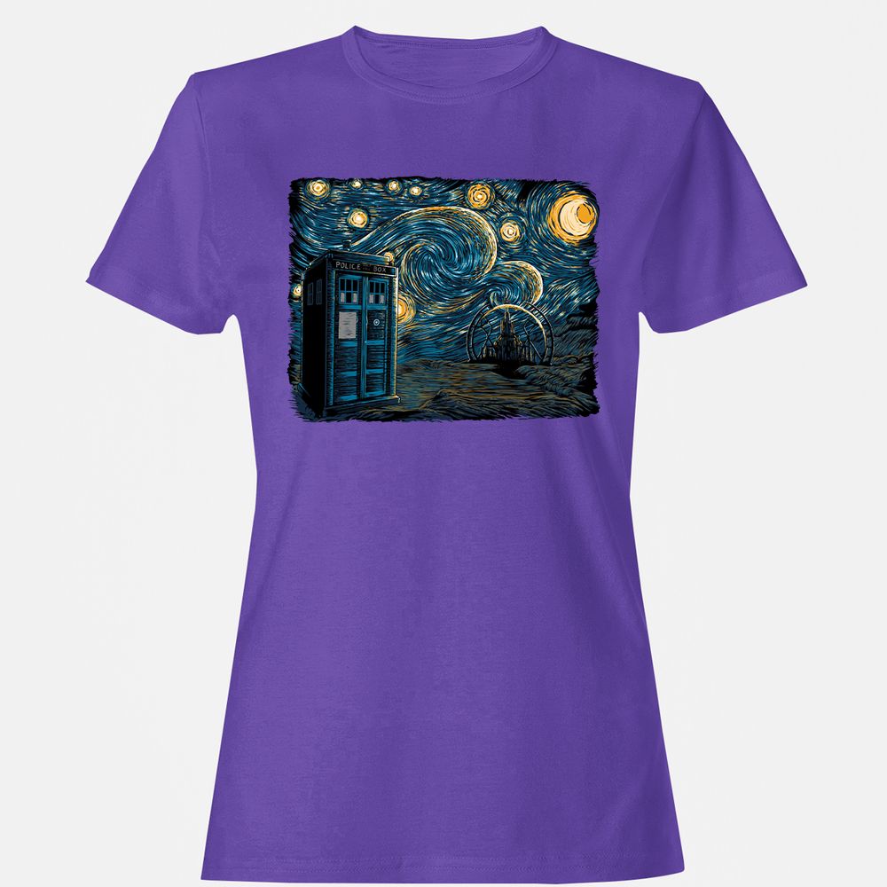 Women's T-Shirt - XAXQBYWX - Purple - 12