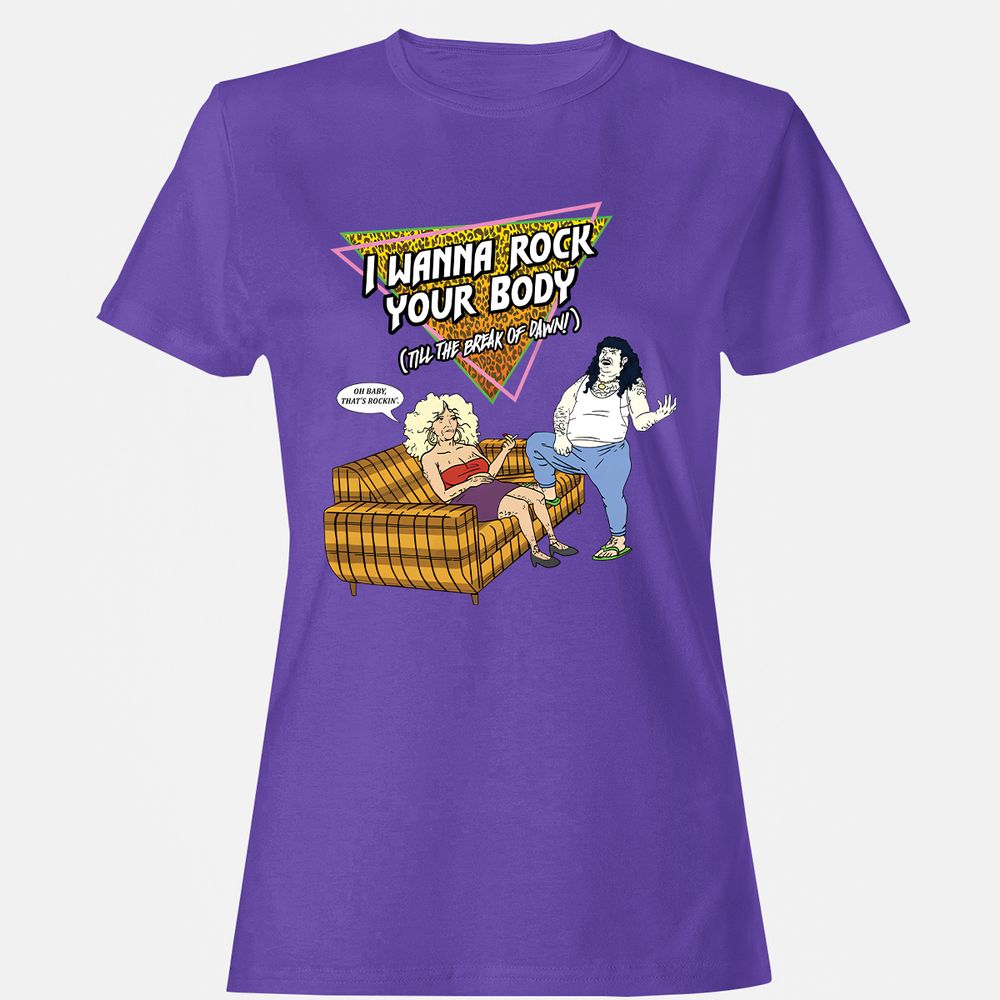 Women's T-Shirt - UDZW7JYS - Purple - 12