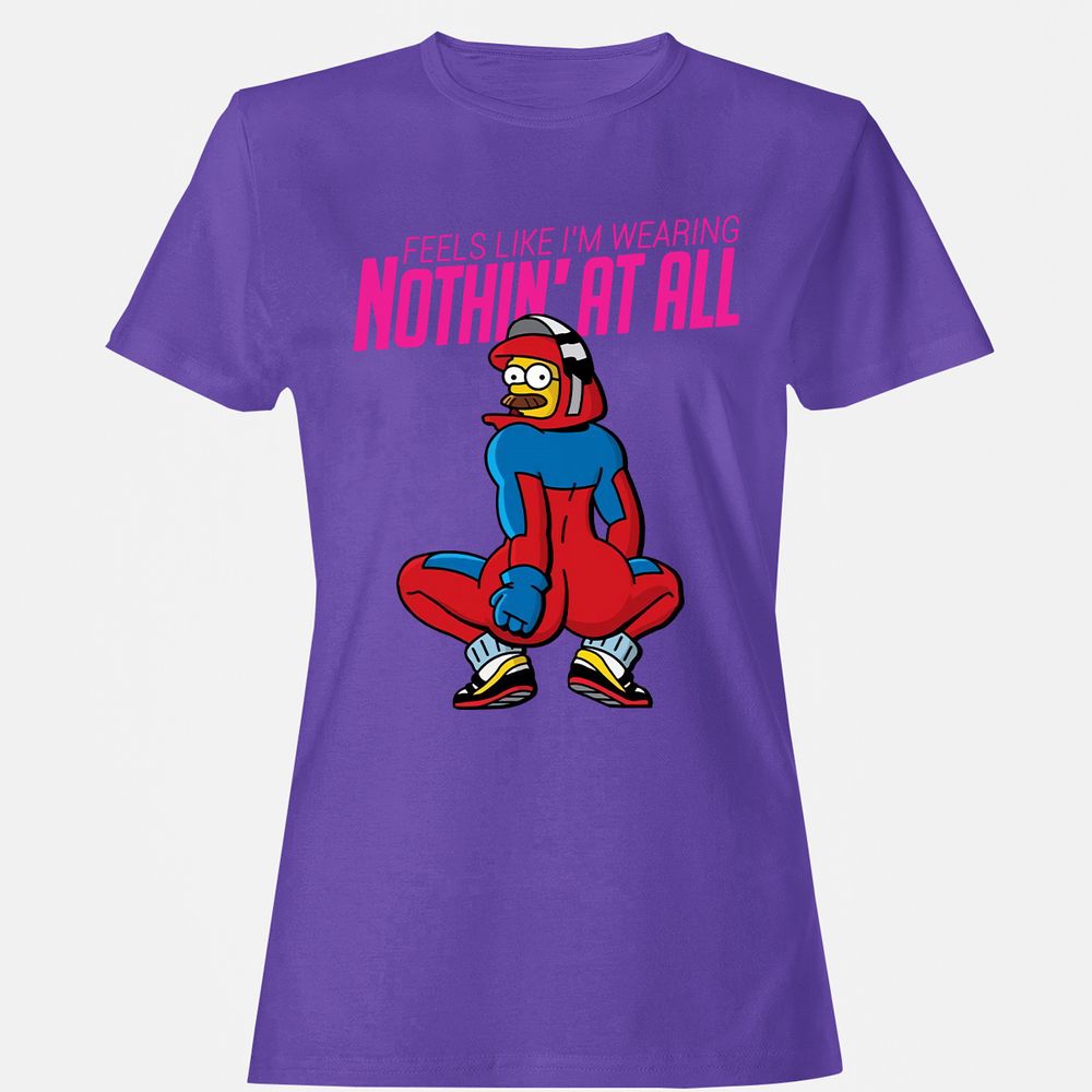 Women's T-Shirt - J917FZ2N - Purple - 12