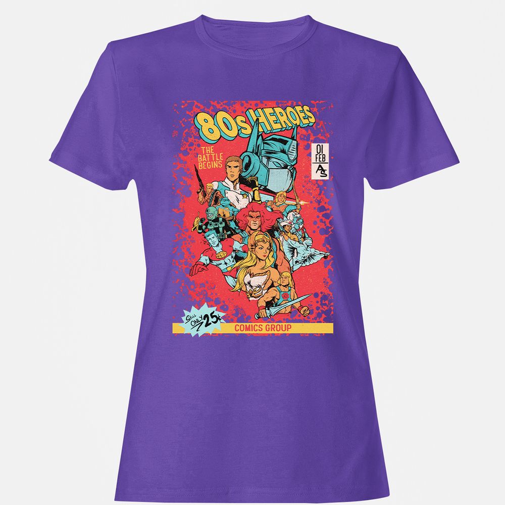 Women's T-Shirt - FL4YBBD2 - Purple - 12